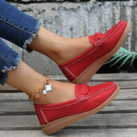 Modern Chic Wedge Loafers