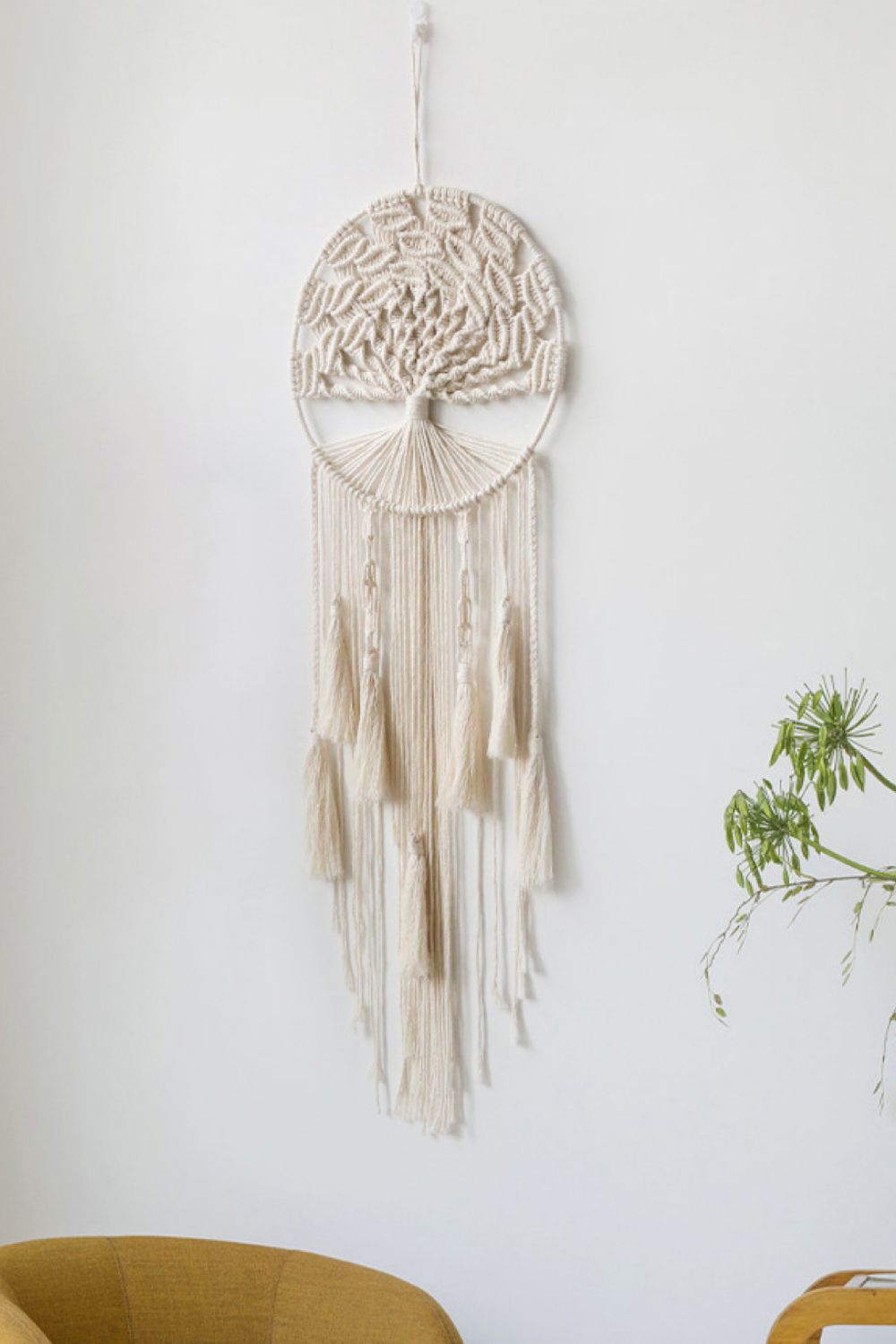Hand-Woven Lifetree Wall Hanging