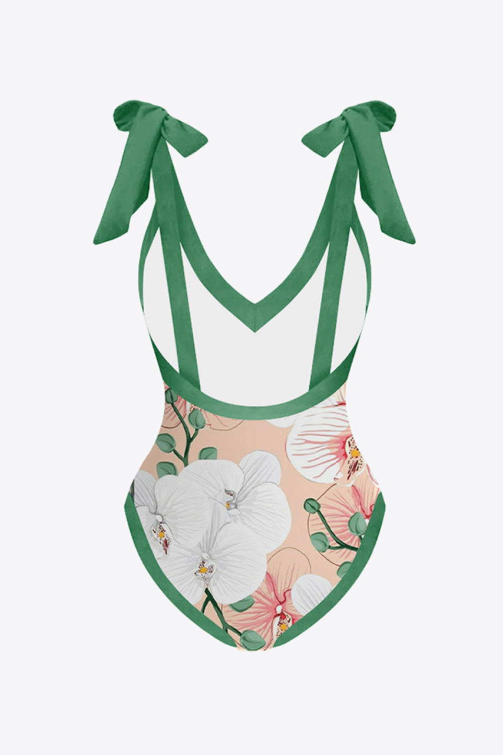 V-Neck Floral Swimsuit Set