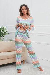 Striped Serenity Loungewear