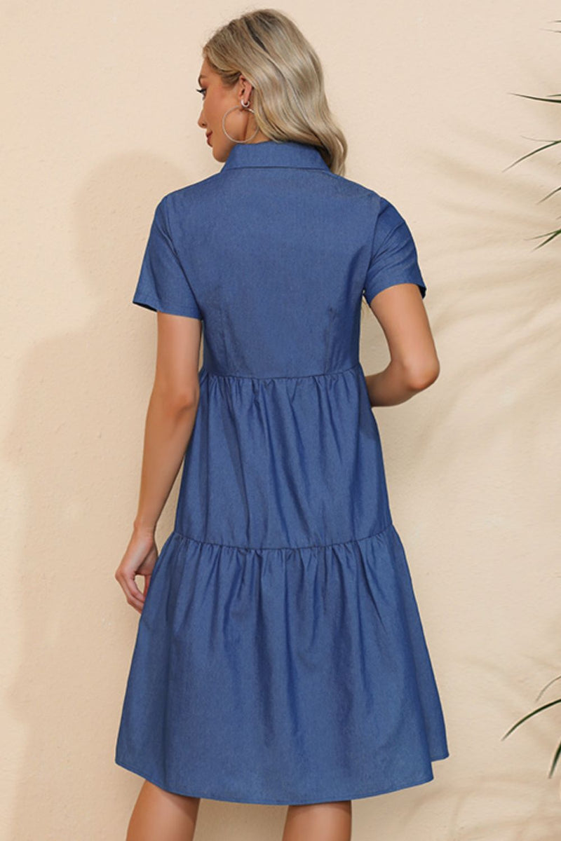 Kaitlin Blue Denim Dress